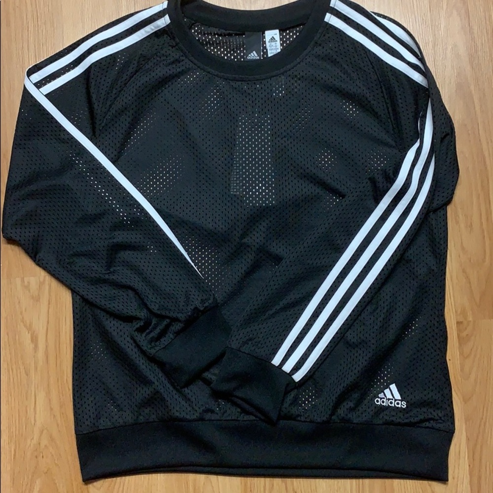 Adidas mesh long sleeve shirt
